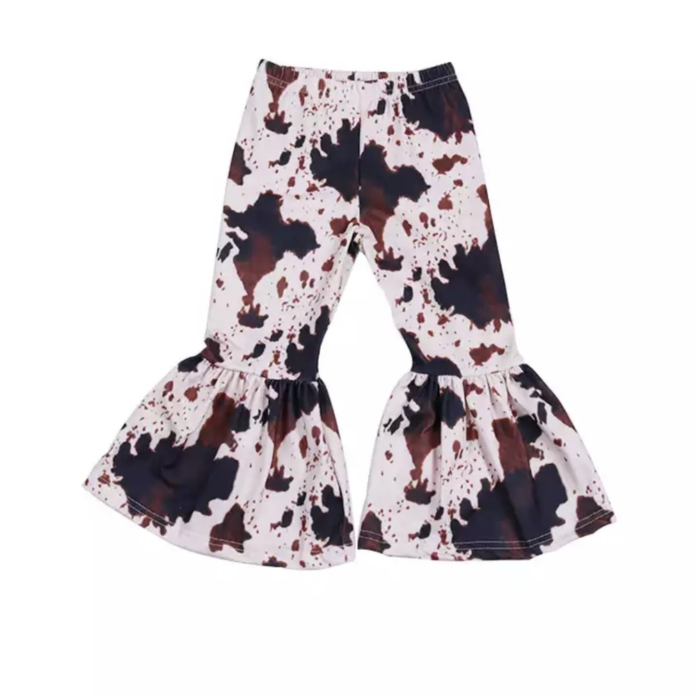 Cow print bells